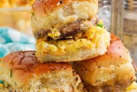 Mini Sausage Breakfast Sliders