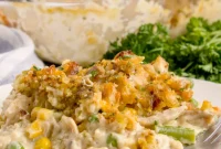 Homestyle Chicken and Stuffing Bake