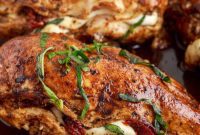 Caprese Chicken Pockets