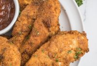Golden Air Fryer Chicken Tenders