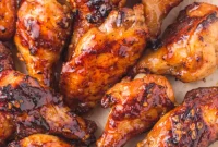 The Best Crispy Honey Garlic Air Fryer Chicken Wings