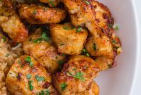 Buttery Garlic Chicken Bites