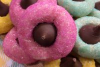Colorful Easter Spring Thumbprint Cookies