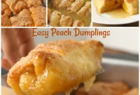 Effortless Peach Dumplings