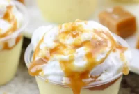 Salty Sweet Caramel Pudding Shots