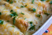 Irresistible Creamy White Chicken Enchiladas