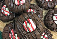 Chocolate Peppermint Thumbprint Jewels