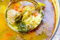 Grandma’s Tuscan Meatball Soup