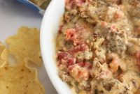 Easy 3-Ingredient Spicy Sausage Dip