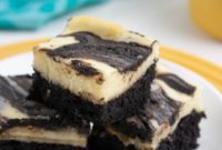 Homemade Cheesecake Swirl Brownies