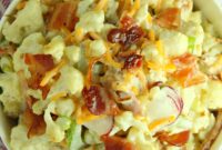 Keto Loaded Cauliflower Salad