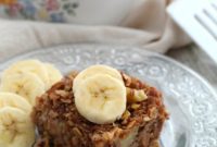 Chewy Banana Bread Oatmeal Bars