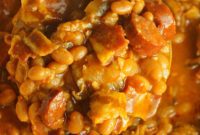 Perfect Baked Beans with Smoked Sausage