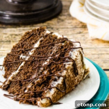 Bailey's Irish Cream Chocolate Cake with Kahlua Buttercream