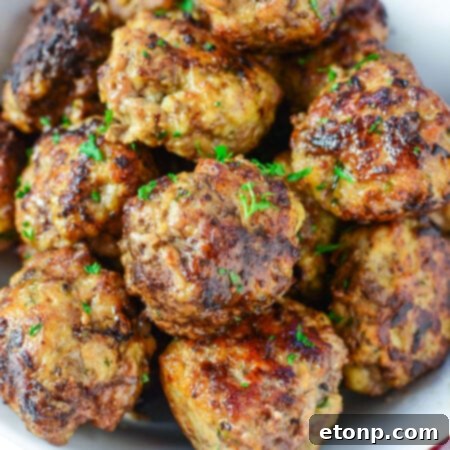Grandma's Baked Italian Meatballs 9 Homemade Baked Italian Meatballs
