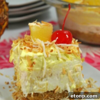 No Bake Pineapple Dream Dessert