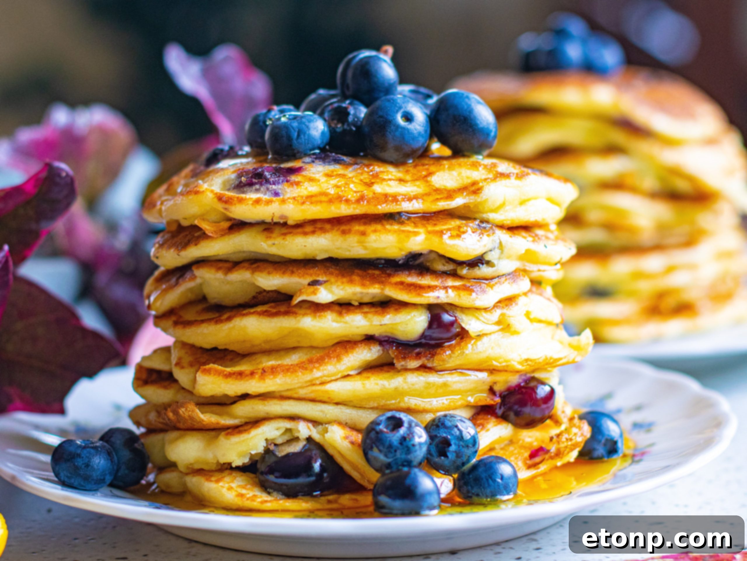 Pancakes in a mug, a quick and easy breakfast idea