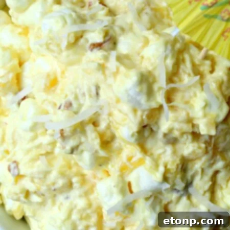 Pina Colada Fluff dessert image