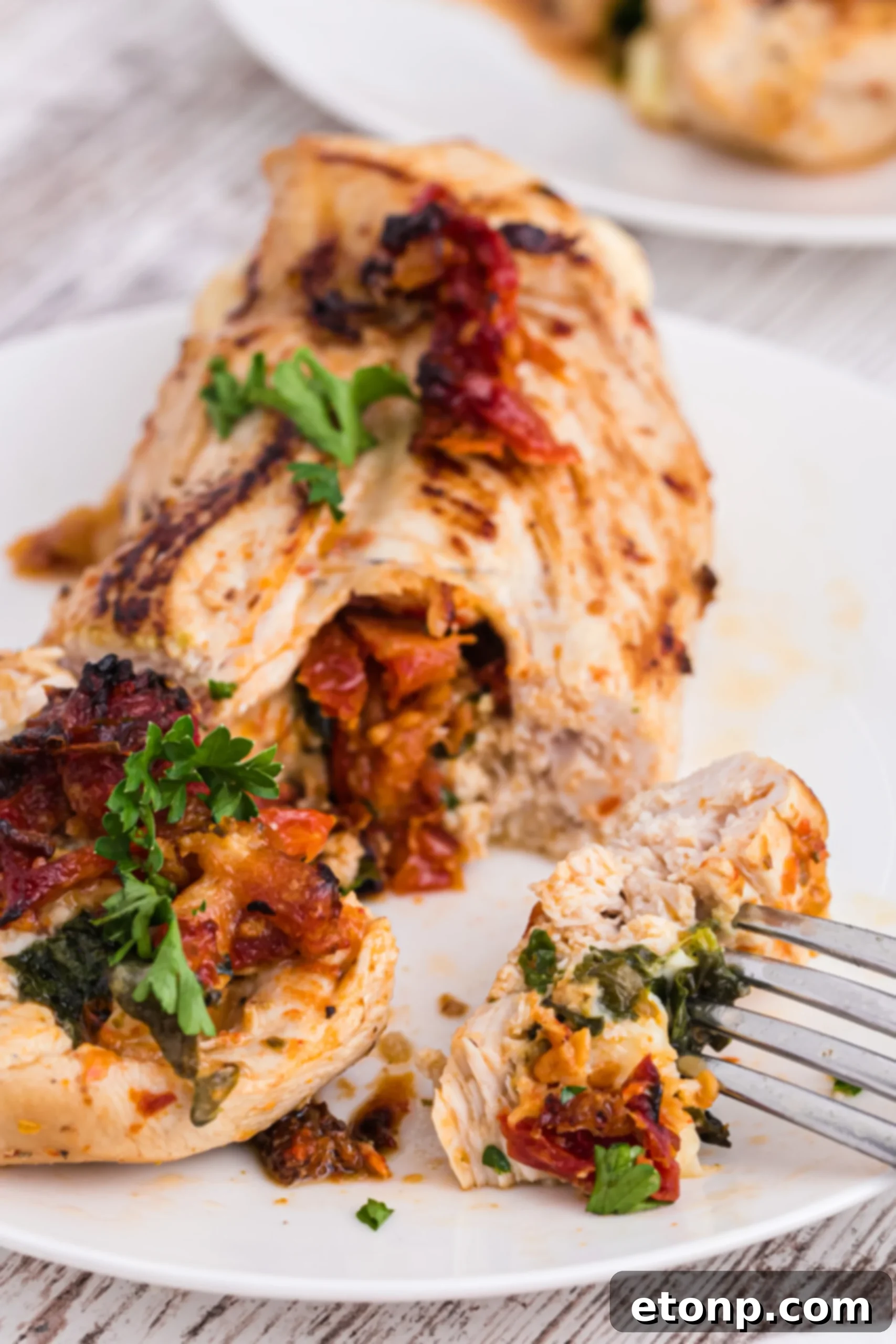 Storing stuffed chicken leftovers