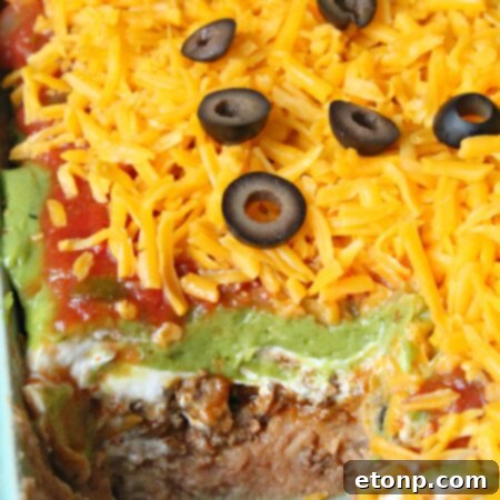 7 Layer Taco Dip