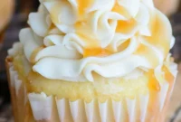 Double Caramel Apple Cupcakes