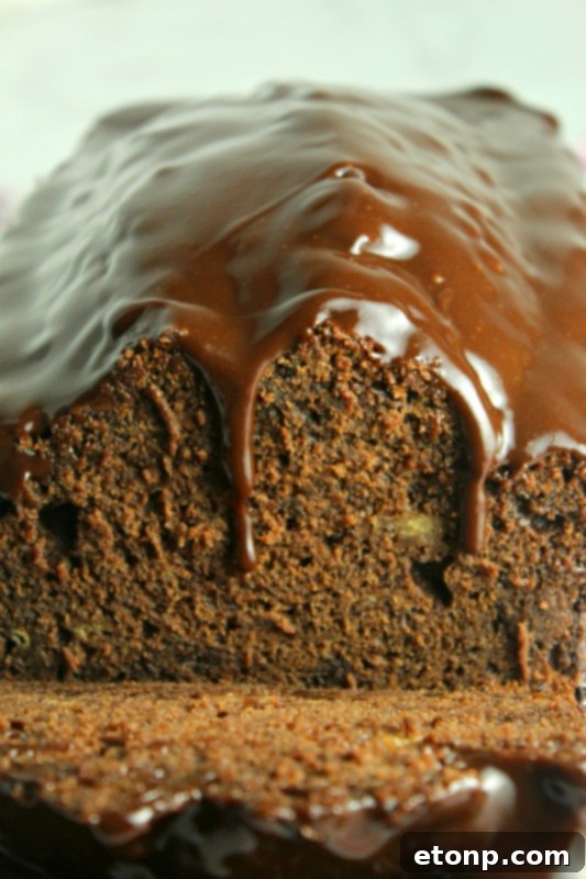 Ingredients for the chocolate glaze: heavy cream, brown sugar, butter, vanilla extract, and chocolate chips.
