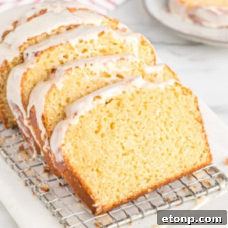 Rum-Drenched Eggnog Loaf 12 Eggnog Bread with a Rum Glaze
