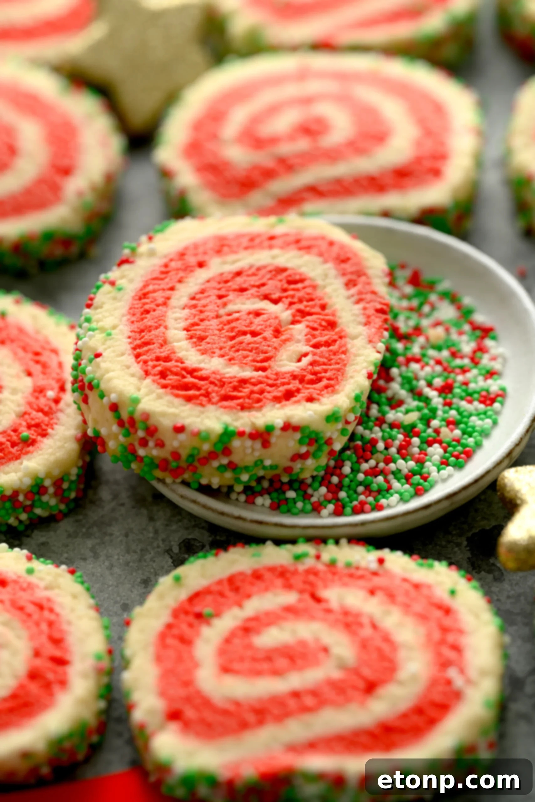 Yuletide Swirl Delights 11 Softened butter for cookie dough
