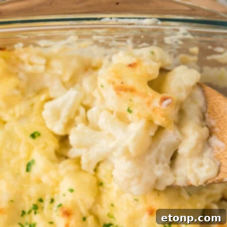 Cheesy Cauliflower Casserole (Low Carb) hero image