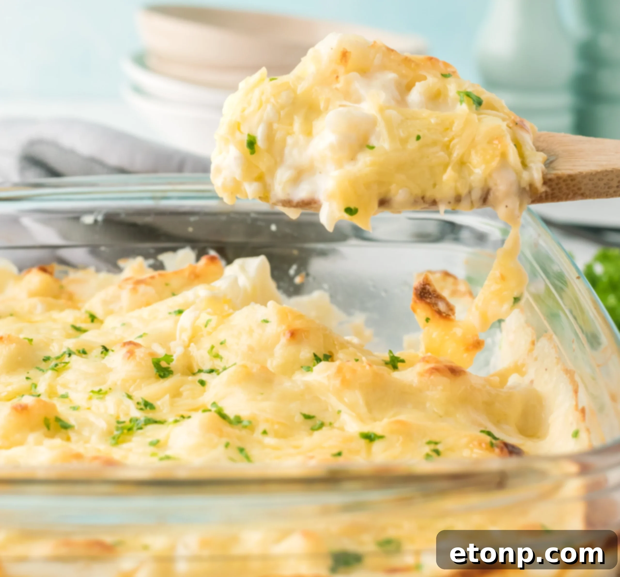 Ingredients for Cheesy Cauliflower Casserole