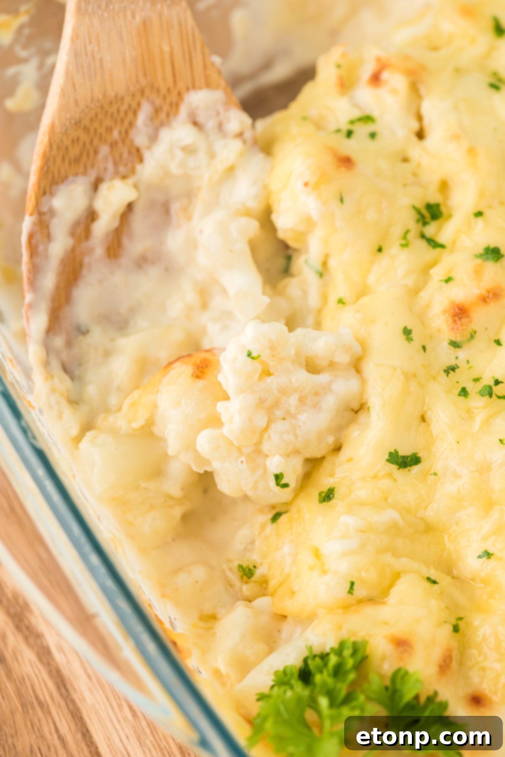 White sauce simmering in a pan