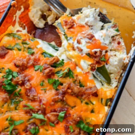 Jalapeño Popper Chicken Casserole (Low Carb Keto friendly)