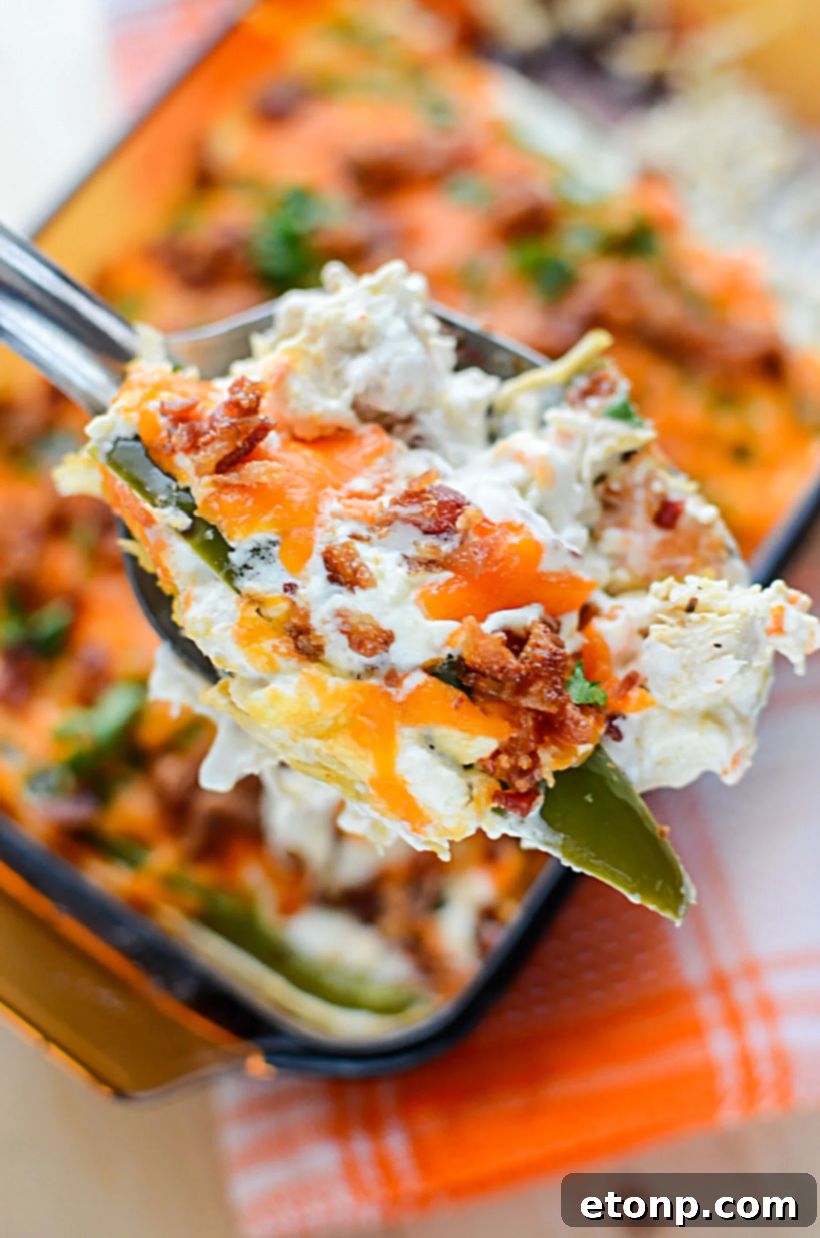 Keto Jalapeño Popper Chicken Bake 6 Shredded cheddar cheese for the casserole