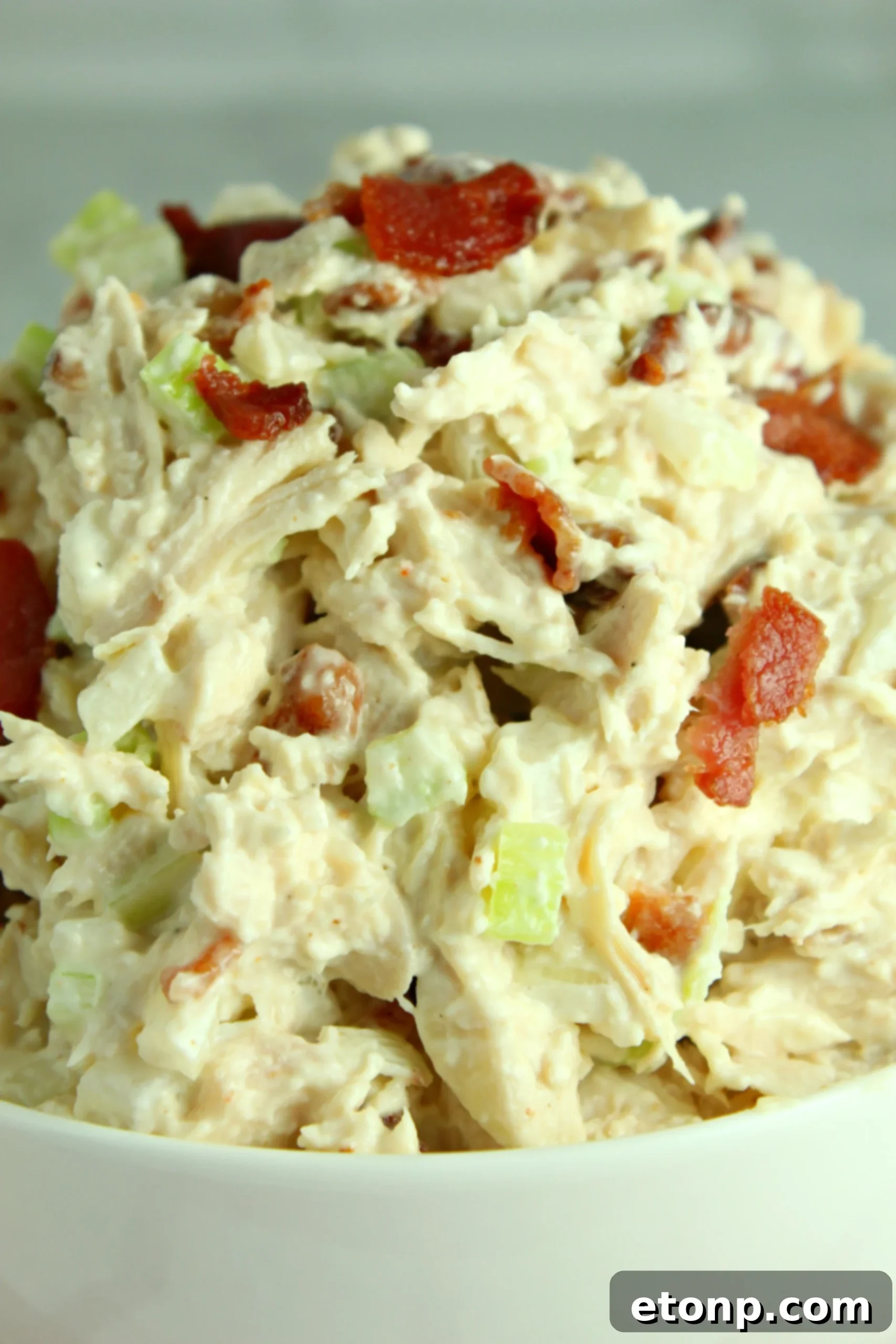 Mayonnaise, a key ingredient for creamy chicken salad.