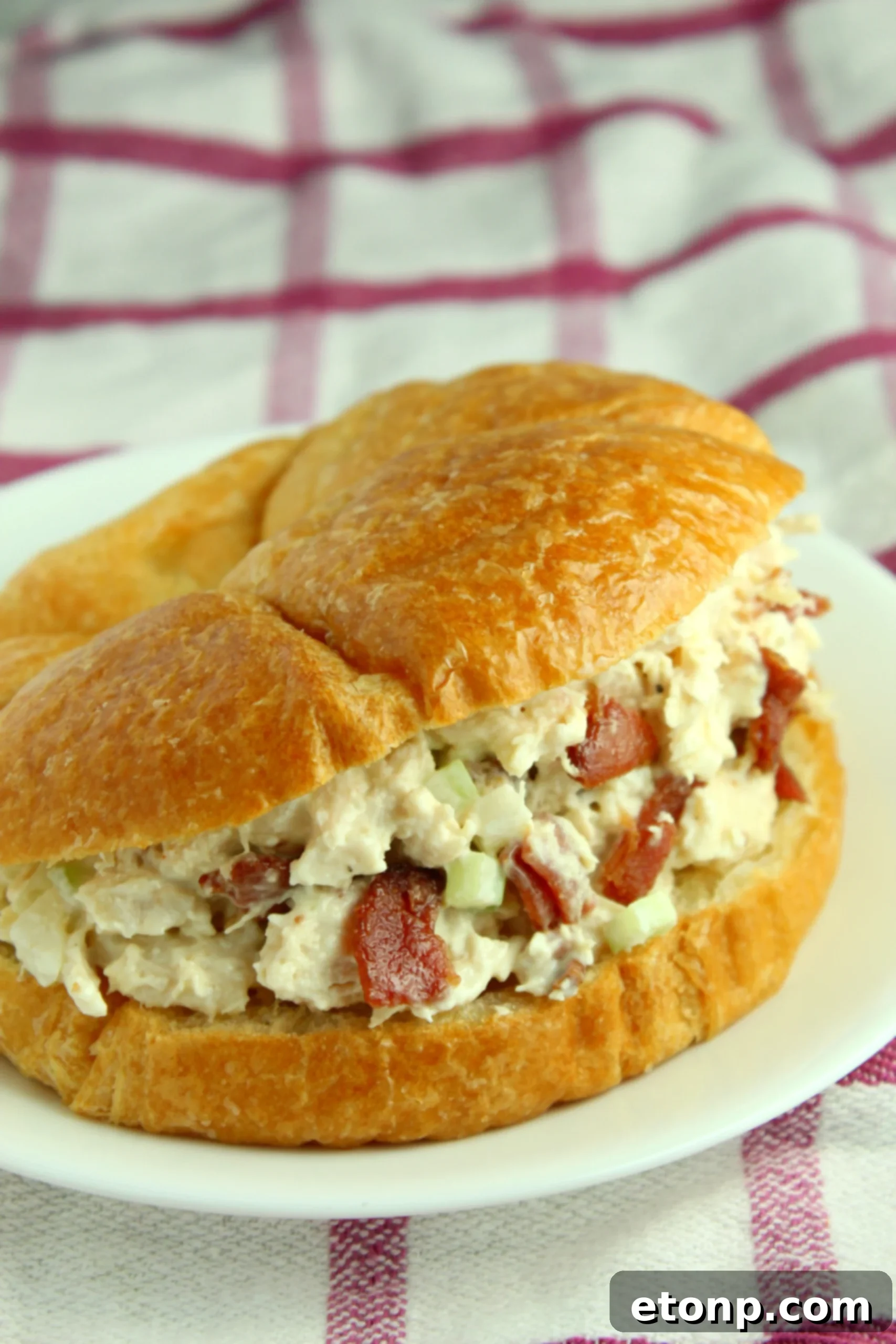 Brown sugar, a secret ingredient for balanced chicken salad.