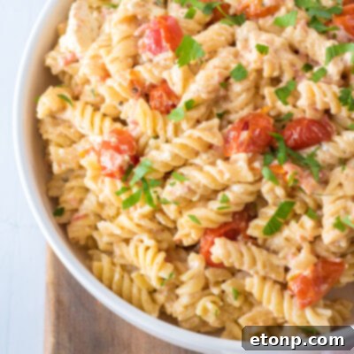 Slow Cooker Feta Tomato Pasta (Tik Tok) recipe image