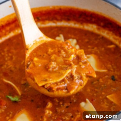 Lasagna Soup recipe image