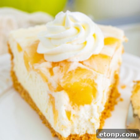 No Bake Apple Cheesecake