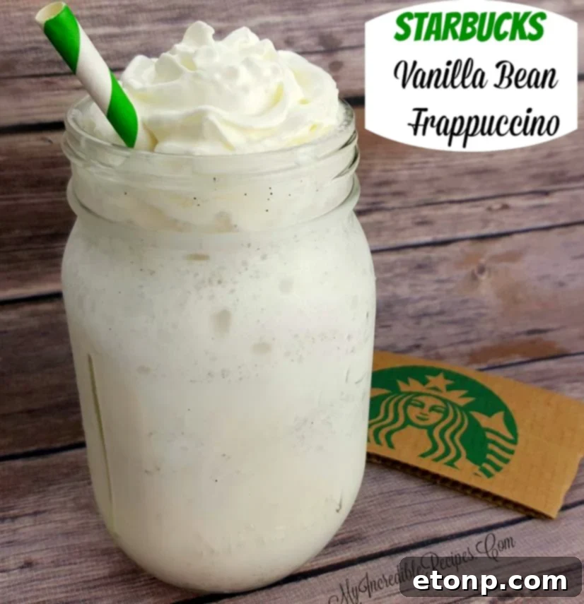 Homemade Starbucks Vanilla Bean Frappuccino ingredients laid out