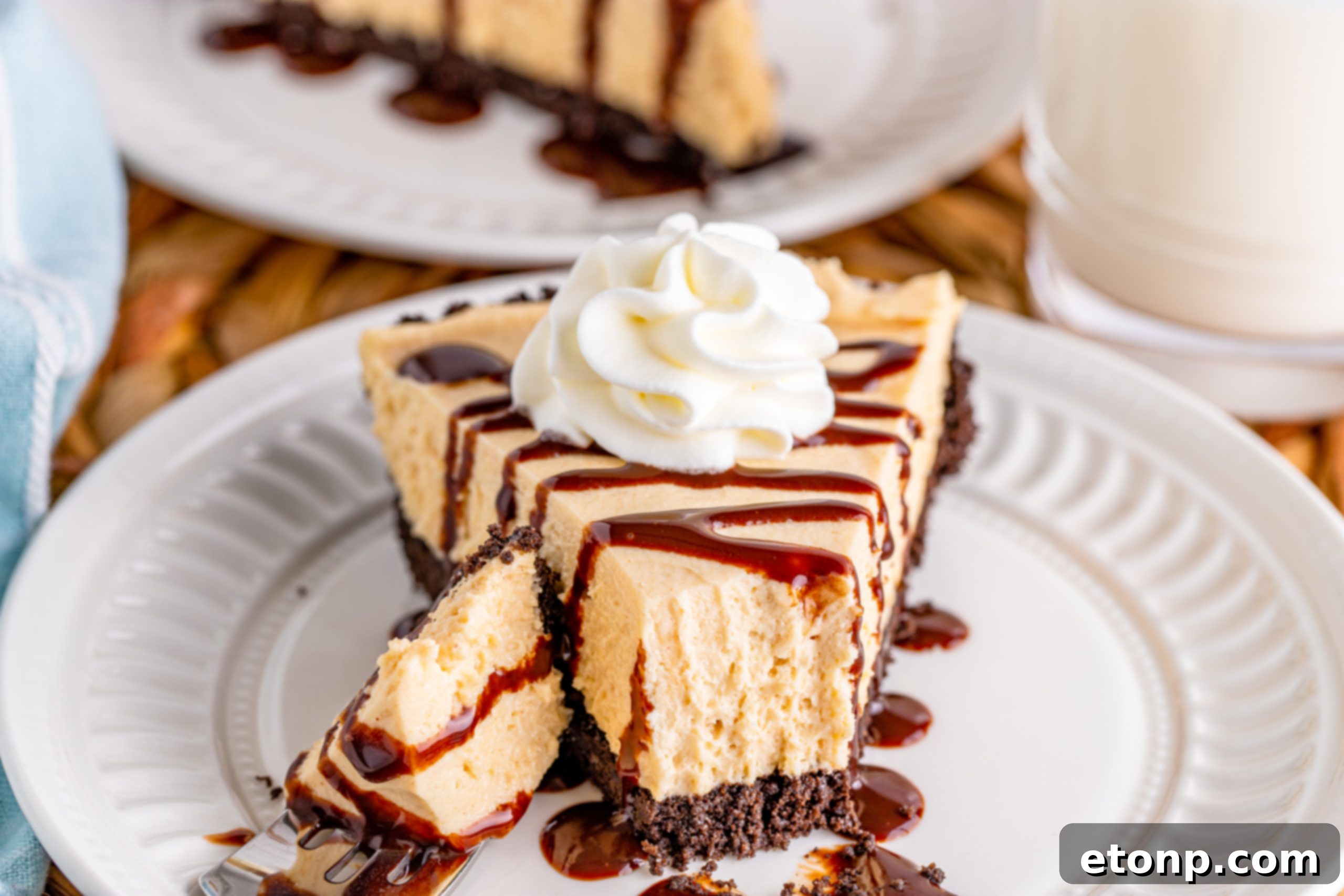 Ingredients for No Bake Peanut Butter Pie, including Oreos, peanut butter, and cream cheese