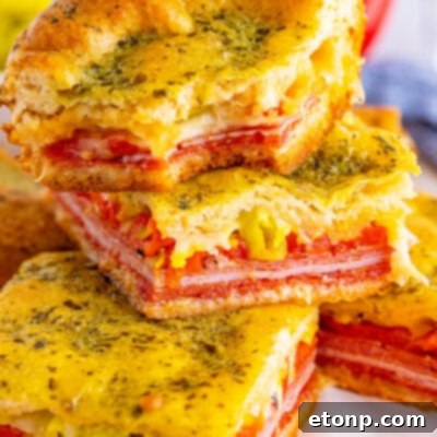 Italian Antipasto Squares
