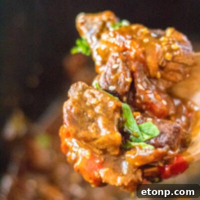 Slow Cooker Pepper Steak and Onions