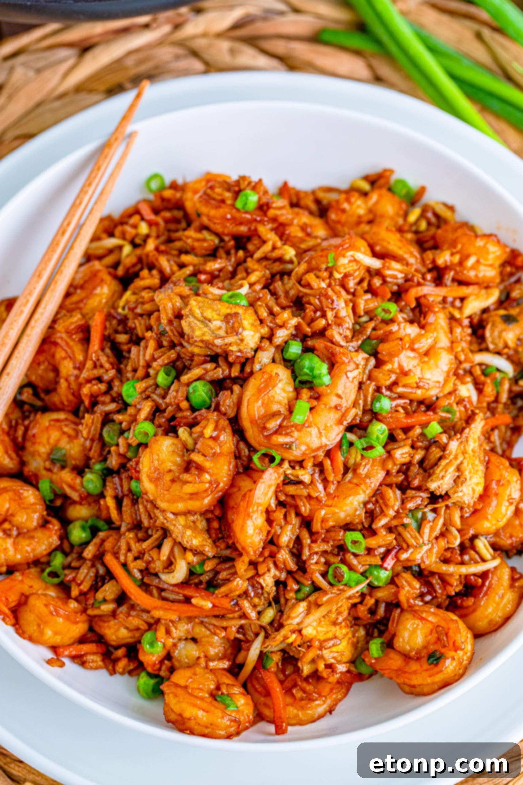 Golden Shrimp Fried Rice 14 A selection of Chinese takeout dishes including shrimp fried rice, egg rolls, and noodles.