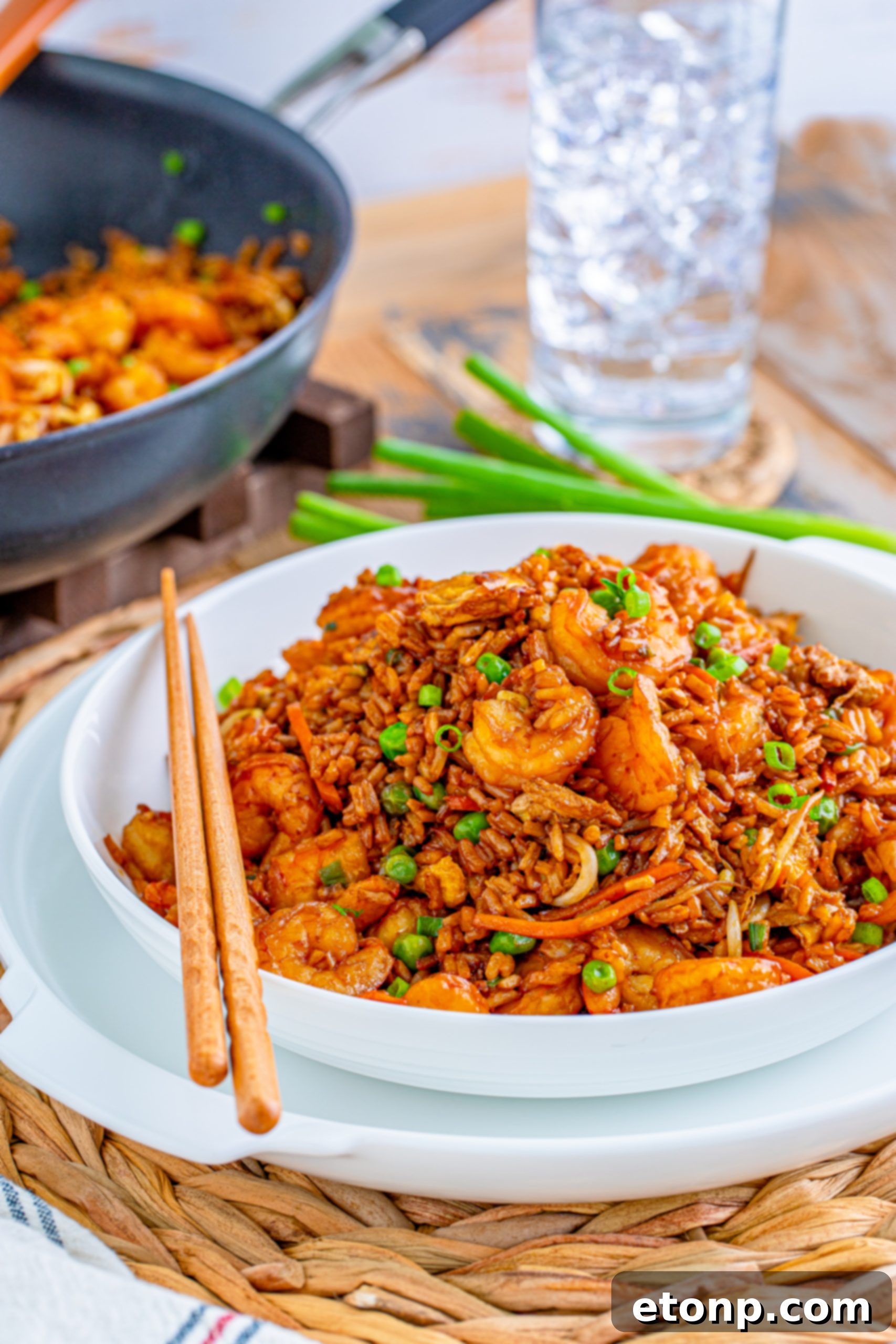 Golden Shrimp Fried Rice 10 Various sizes of raw, shelled shrimp, showcasing the ideal medium size.