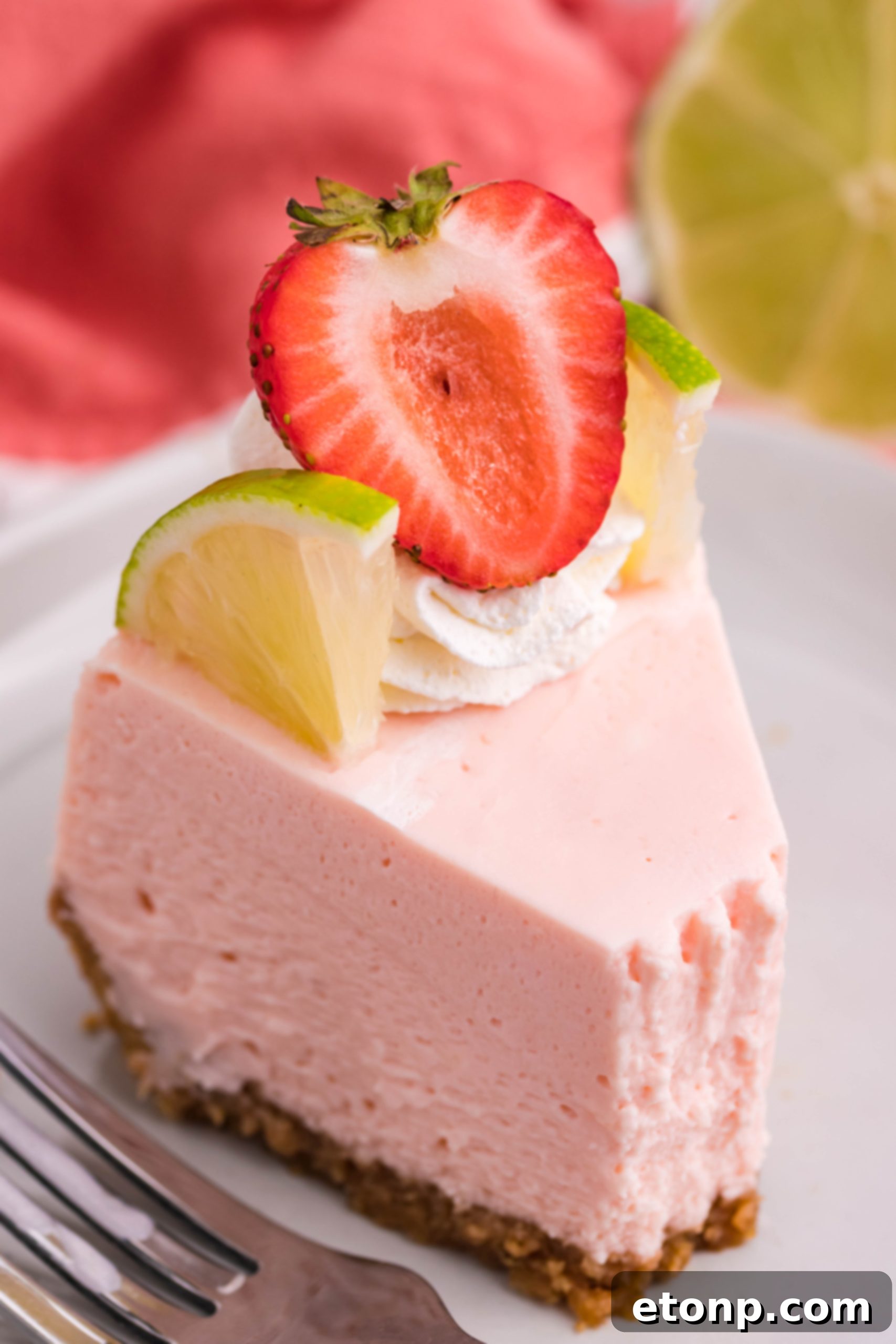 Vibrant Instant Pot Strawberry Daiquiri Cheesecake 2 Delicious Instant Pot Strawberry Daiquiri Cheesecake with fresh strawberries and lime