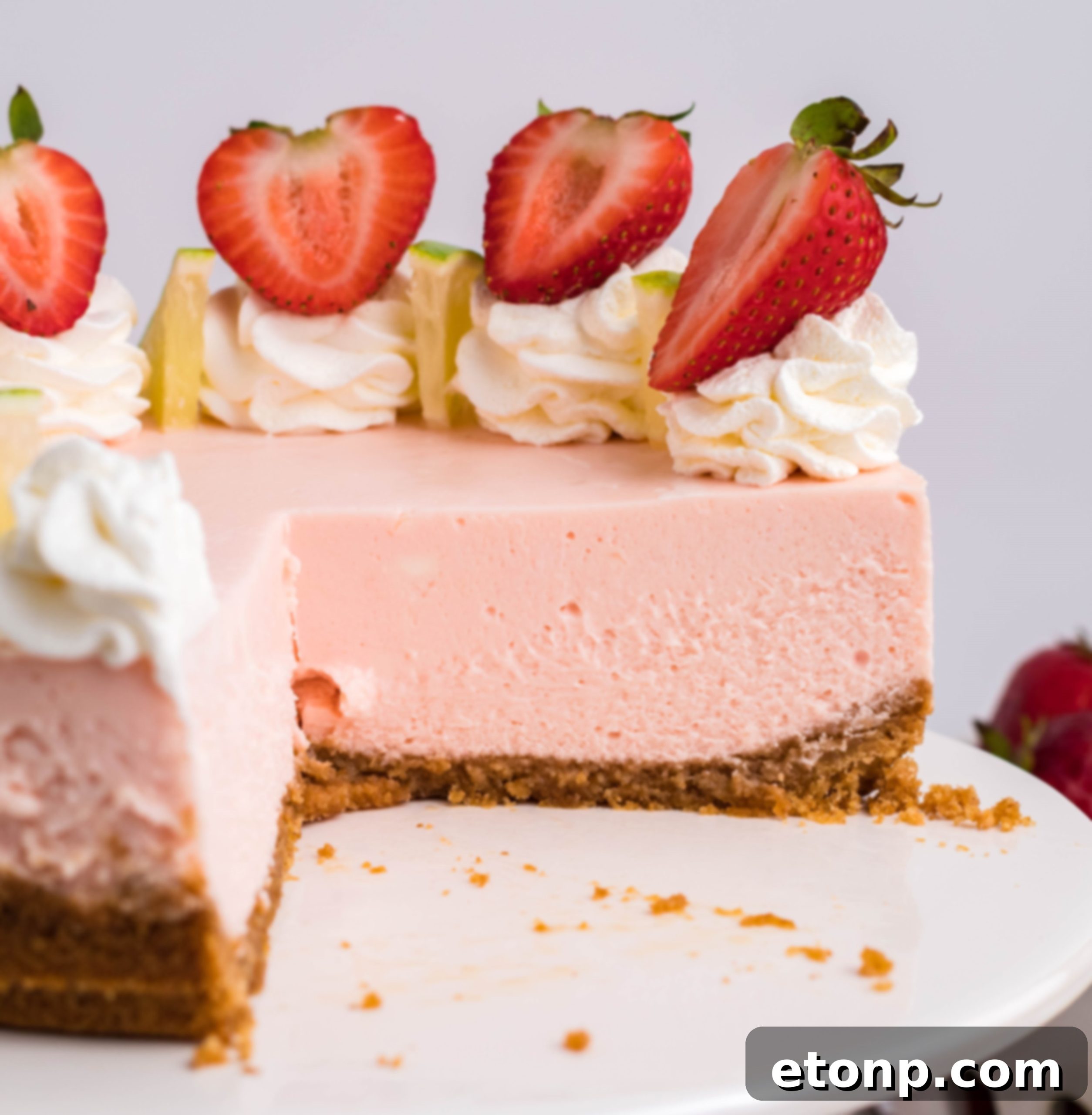 Vibrant Instant Pot Strawberry Daiquiri Cheesecake 12 Instant Pot cheesecake being prepared