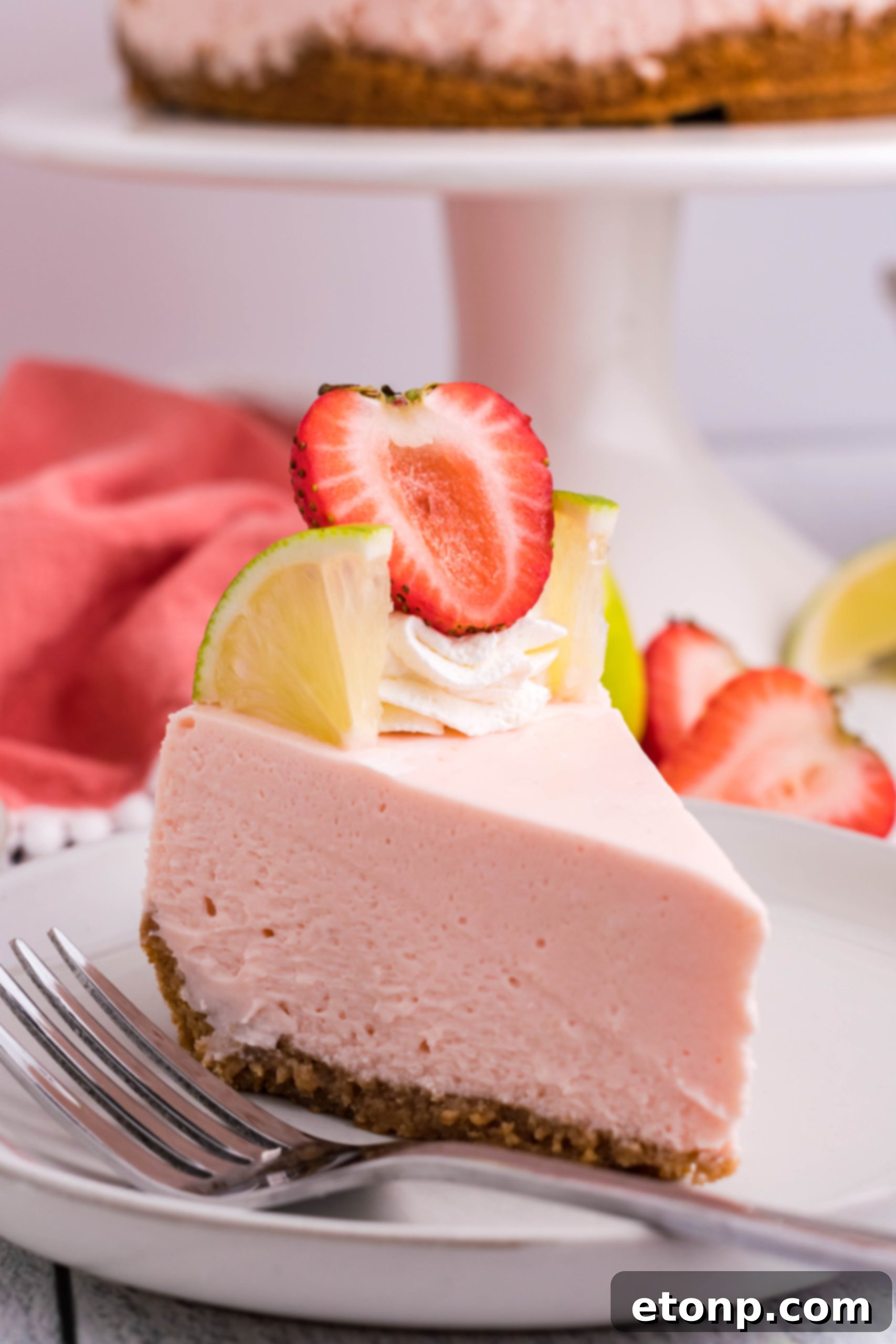 Vibrant Instant Pot Strawberry Daiquiri Cheesecake 8 Softened cream cheese for cheesecake