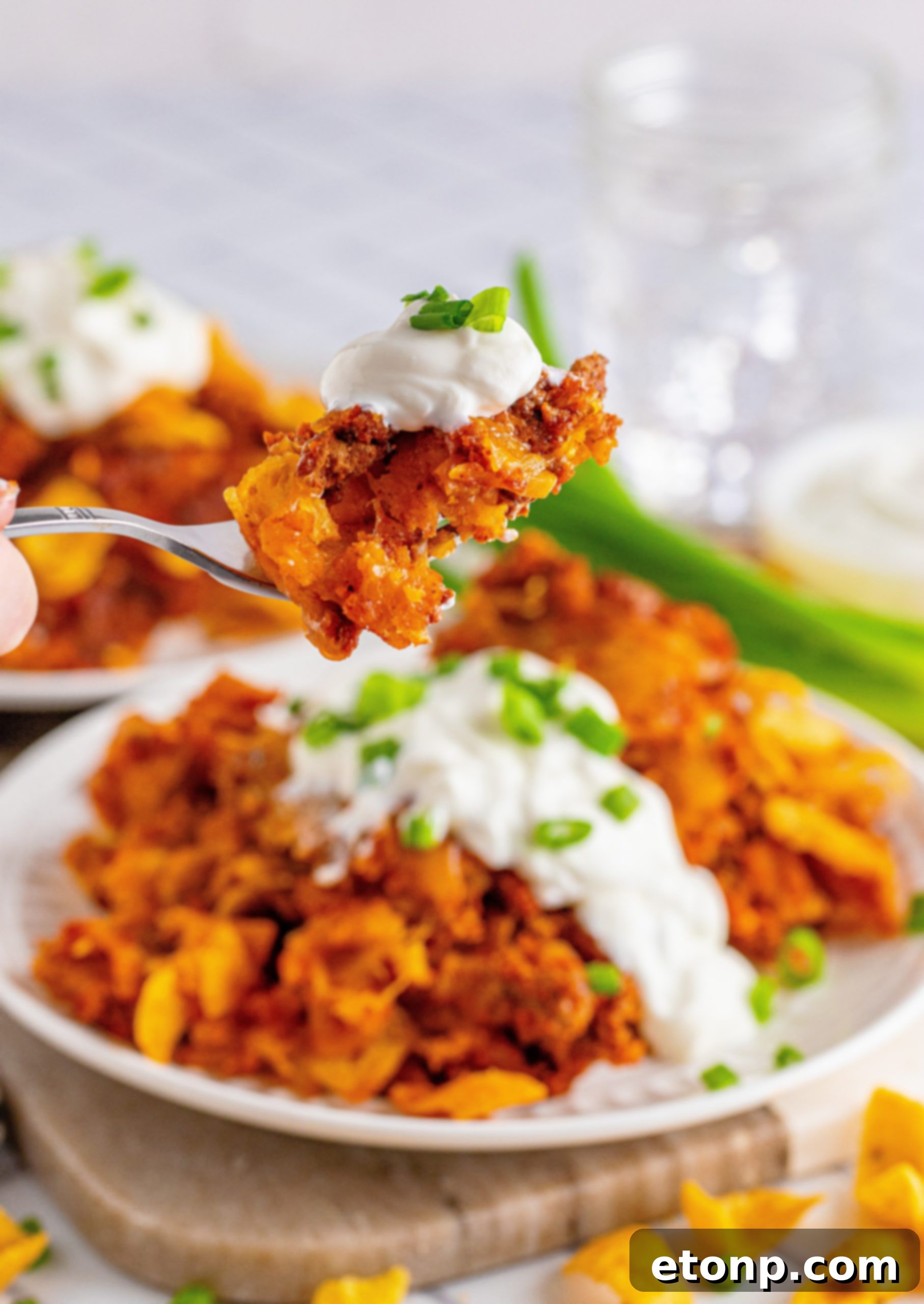 Close-up of Frito corn chips