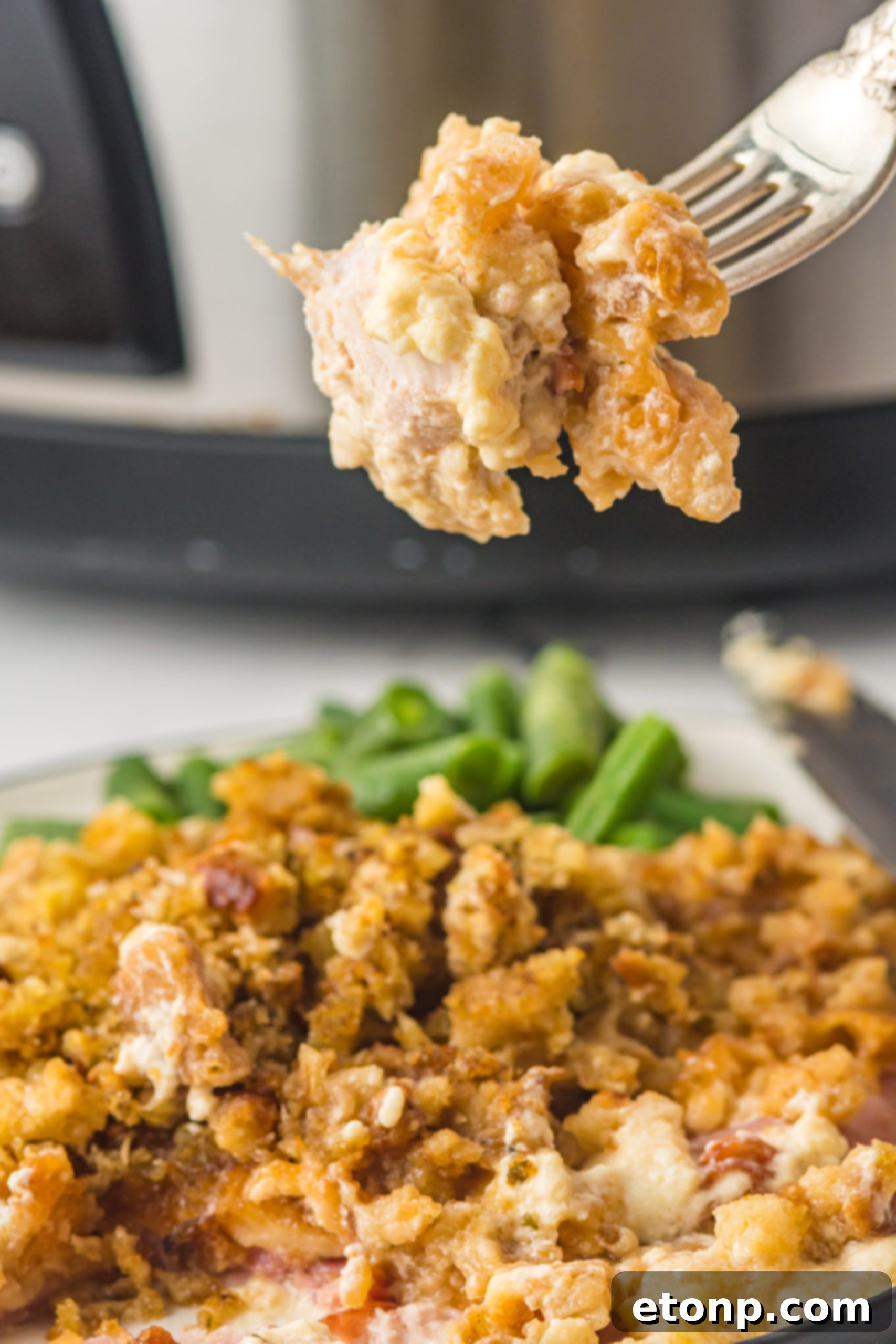 Slow Cooker Chicken Cordon Bleu with Savory Stuffing 9 Fresh chicken breasts, ready for the Slow Cooker Chicken Cordon Bleu recipe.