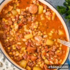 A savory bowl of Cowboy Stew.